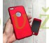 360° kryt Mate silikónový iPhone 7 Plus/8 Plus - červený